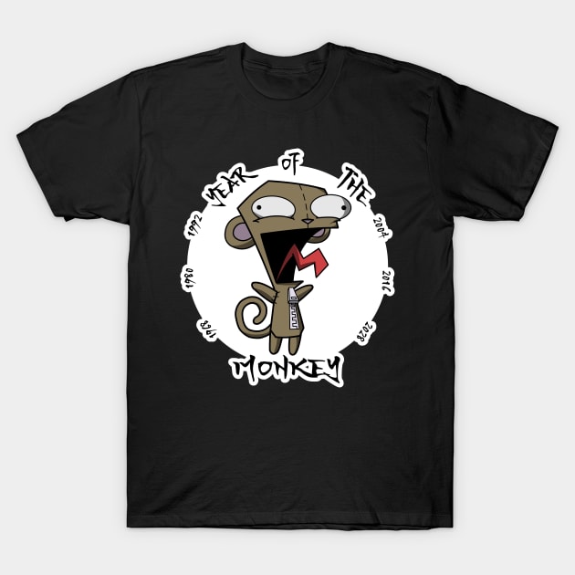 Gir, Year of the Monkey T-Shirt by Kitsuology